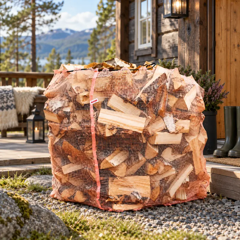 Bjørkeved – storsekk 1 000 L